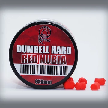 Balanced Hard Dumbells Red Nubia 6×8 mm