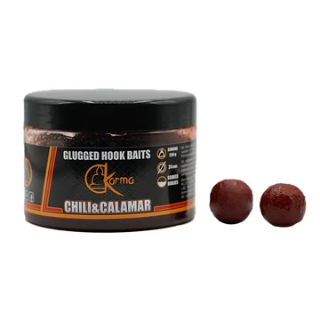 Glugged hook baits - Chili & Calamar - 20 mm