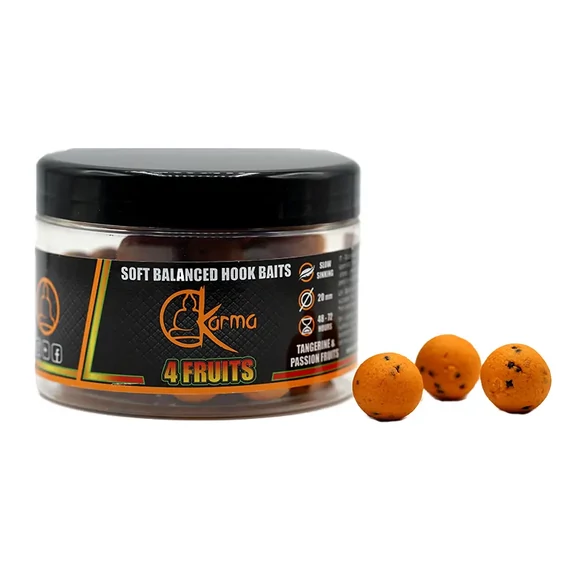Soft Balanced Hook Baits - 4fruits - 28mm 250gr