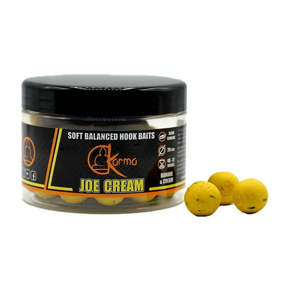 Soft Balanced Hook Baits - Joe Cream - 24mm 250gr
