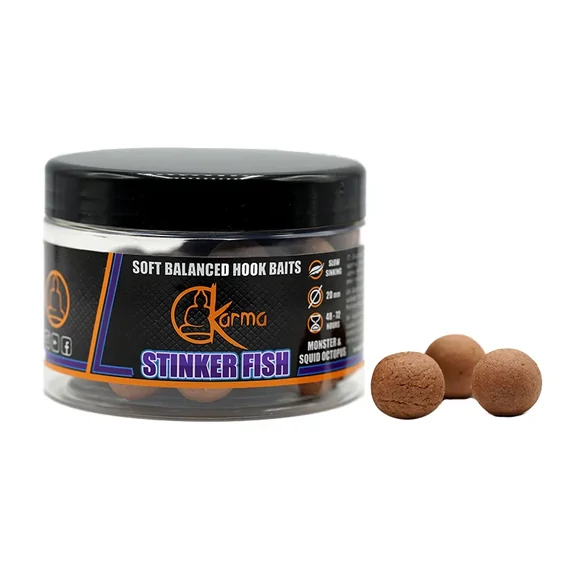 Soft Balanced Hook Baits - Stinker Fish - 24mm 250gr